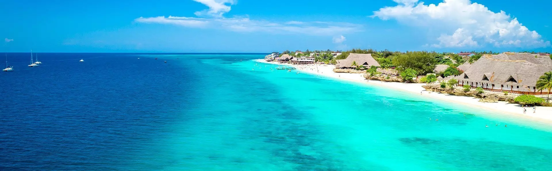 Schöner Strand im Indischen Ozean