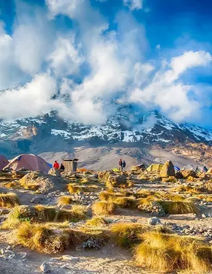 Das Karanga-Lager auf der Machame-Route