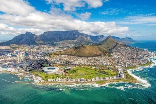 Übersicht über Cape Town, Südafrika